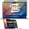 Película de Privacidad de 360 Grados para MacBook Pro14, Cubierta de Protección de Privacidad en Cuatro Direcciones, Película Mate Antirreflejos para Air13 Adecuada para Uso