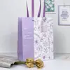 Cuerda de Papel Bolsa de Regalo Cuerda Mediana Bronceado Ins Dibujos Animados Bolsa de Compras Linda Exquisita Bolsa de Papel Kraft Al Por Mayor