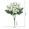 Flores Artificiales Manzanilla Margarita Pequeña Fresca Boda Decoración del Hogar Proyecto Arreglo Floral Adornos Utilería de Fotografía Venta al Por Mayor