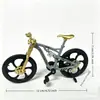 Mini Adornos de Modelo de Bicicleta de Aleación Llavero de Bicicleta Clip de Regalo para Ciclismo Máquina de Bolas de Chicle Regalo Pequeño