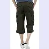Marca Independiente Verano 2026 Pantalones Cargo de Pierna Recta Multibolsillos para Hombre Casual Táctico Elegante Shorts para Viajero al Trabajo Venta al por Mayor