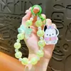 Cadena para Teléfono con Nudo de Lazo Agrietado por Hielo y Cuentas Transfronteriza Llavero de Coche Accesorios Colgante para Llavero de Bolso Regalo Venta al por Mayor