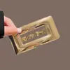 Pinza para el Cabello de Diseño Dorado con Resorte para Mujer 2026 Nuevo Pinza de Alta Gama para Mechones Sueltos