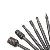 Lima rotatoria para carpintería de acero de alta velocidad, 6 piezas, accesorios de pulido eléctrico para carpintero, bricolaje, pulido, recorte, tallado de madera, fresa para carpintería
