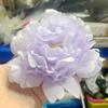 Flor de seda de peonía artificial grande flor decorativa flor artificial sala de estar habitación de bodas flor de piso para boda cabeza de flor decoración de linterna de conejo de jade
