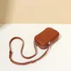 Ventas Directas de Fábrica Otoño e Invierno Bolso Mini Tejido a Mano para Teléfono Móvil Simple Casual Pequeño Cuadrado para Mujer de Hombro Cruzado