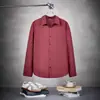 Camisa Manga Longa Andrei Masculina Primavera & Outono Nova Tendência Estilo Coreano Camisa Jovem Estilo Japonês Solta Tamanho Grande Camisa