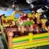Castillo Inflable de Exterior del Fabricante Gran Pista de Competición de Obstáculos Combinados Rompe-Terreno Reunión Deportiva Divertida