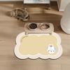 Mantel Sencillo de Barro de Diatomeas Dibujos Animados Mantel para Alimentar Mascotas Perro y Gato Comiendo Alfombrilla Absorbente Alfombrilla Lavable Se Puede Enviar en Nombre de Otros