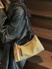 Bolsa de Ombro Única Texturizada Transfronteiriça para Mulheres 2025 Nova Outono e Inverno Versátil para Trabalho e Deslocamento Crossbody Bolsa Dumpling