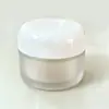 Tampa de Vidro para Pão Frasco de Creme Tampa Preta e Branca Cosméticos Mascarados Engarrafado em Selagem à Prova de Luz Creme Creme para Olhos Frasco de Amostra