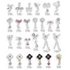 Internet celebridade luz luxo borboleta borla unha jóias flash rosa diamante arco amor pérola pingente diy unha broca
