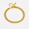 Aço Titânio Nicho Europeu e Americano Retro Pulseira de Trigo Feminina Luxo Leve Celebridade da Internet Delicada Pulseira de Alta Qualidade 2023 Nova Moda