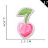Etiqueta de Bordado por Computadora Yuanda Pegamento Termofusible Fruta Sandía Parche Bordado Parche Cereza Parche Accesorios de Ropa DIY Parche de Tela