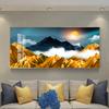 Sol no Monte Jinshan Pintura Suspensa Fundo de Sofá Parede Sala de Estar Entrada Pintura Decorativa Escritório Pintura Decorativa do Monte Jinshan