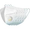 Mascarilla KN95 blanca protección de cinco capas anti polvo industrial anti niebla tela meltblown de doble capa n95 independiente