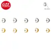 F136 Aleación de Titanio Transfronterizo Nuevo Exquisito Versátil Diamante Único Arete de Luna Perforación de Labio Body Piercing Joyería Cabezal de Repuesto