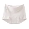 Ropa Interior de Algodón de Color de Cintura Media-Alta para Mujer, Antibacteriana, Longitud Extendida, Refuerzo 100% Algodón, Control de Abdomen, Levantamiento de Glúteos, No Aprieta, Transpirable, Calzones tipo Boxer para Mujer