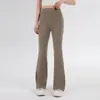 Calça de tubarão slim fit para primavera e outono para mulheres, adequada para pessoas altas, calça de yoga de comprimento estendido, calça boca de sino casual com proteção solar