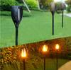 Lámpara de Llama Solar Lámpara de Inserción de Piso Lámpara de Césped Lámpara de Jardín para Villa Exterior Impermeable Cuadrada Lámpara Antorcha Paisaje de Jardín