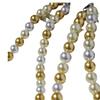 Collar de Perlas Reina Mariposa Blanca Maillard Lujo Ligero Alta Gama Cadena para Suéter Plata Esterlina Hebilla Lingote Luz Fuerte Redondo Joyería para Mujeres