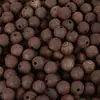 Cuentas Redondas de Madera Maciza, Cuentas Redondas de Madera Rayada, Accesorios para Joyería DIY, Cuentas Sueltas para Pulseras y Collares, Venta al por Mayor de Cuentas Redondas
