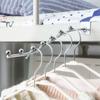 Colgador de Ropa para Mesita de Noche de Dormitorio Estante de Almacenamiento Perchero Red Anti-robo Gancho para Secar Colgador de Mesita de Noche