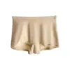 Calzoncillos Boxer Lisos de Color Invisible Sin Costuras Anti-exposición Mousse de Proteína de Cachemira Terciopelo Cintura Media Transpirable Ropa Interior Sin Costuras CM645K