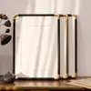 Nuevo marco de fotos de estilo chino con esquinas de cobre para colgar en la pared, marco vacío para pinturas chinas tradicionales, con una estética de alta gama