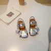 Sandalias Infantiles Verano Explosiones Niñas Ultra Ligeras Zapatos Birkenth Lazo Dulce Punta Cerrada Transpirables Zapatos de Playa para Niños