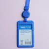 Youhe 6634 Vertical Funda de Plástico PP Rígido de un Solo Lado 6633 Horizontal Placa de Pecho Telescópica Lanyard con Hebilla Fácil de Tirar Funda para Tarjeta de Certificado