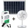 Kangming Batería de Gran Capacidad Cargador de Batería Lámpara Solar para Apagones Lámpara Solar Exterior Móvil Fuente de Alimentación de Emergencia para el Hogar