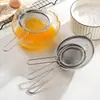 Espumadera de Acero Inoxidable, Filtro para Leche de Soya, Colador para Jugos y Sésamo, Cucharón para Fideos de Cocina Doméstica, Tamiz para Harina, Colador para Freír con Gancho
