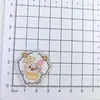 Insignia Acrílica Oveja Perezosa Lobo Gris Broche Colgante para Mochila Accesorios de Decoración Ropa Accesorios para Bolsa Regalos