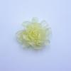 Flor de hilo de nieve de 5 cm accesorios de flores accesorios de flores hechos a mano ropa accesorios para el cabello flor de tela cinturón de gasa flor enrollada a mano flor para zapato