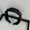 Faixa de Cabeça Larga de Lã Retrô Outono e Inverno para Mulheres, Luxo Acessível de Alta Qualidade, Cor Lisa, Faixa de Cabeça Versátil de Topo Alto, Acessórios de Cabelo para Lavar o Rosto para Mulheres