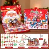 Pulsera de Cuentas Navideña Popular para Niños en Tiktok y Taobao Caja Sorpresa Set de Perforadora para Pulsera Castillo Navideño DIY