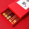 Palillos de Sándalo Rojo para Uso en Casa Estilo Chino Sin Pintar Sin Cera Una Persona Un Palillo Madera Maciza Para Diferentes Personas Palillos Familiares 2022 Estilo Nuevo
