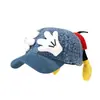 Súper Linda Gorra de Béisbol Infantil de Palma Japonesa y Coreana Linda Chica con Trasero Gorra de Pato Otoño e Invierno Felpa Sombrero de Bebé Venta al por Mayor