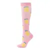 Calcetines de compresión deportivos unisex para pantorrillas, más de 200 estilos de calcetines de compresión largos para saltar la cuerda y correr, directo de fábrica