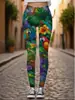 Pantalones de Yoga Estampados de Venta Caliente para Comercio Exterior en Amazon Transfronterizo con Múltiples Estilos a Elegir, Pantalones Deportivos de Cintura Alta Levanta Glúteos al por Mayor