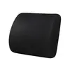 Cojín de asiento de espuma viscoelástica de rebote lento con gel para soporte lumbar, respaldo para el hogar, almohada de soporte lumbar para oficina