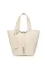 Bolso de Mujer Bolso Cesta de Verduras Diseño de Nicho Gran Capacidad Bolso Cubo Portátil Bolso Cruzado de Moda para el Trabajo Bolso de Mujer