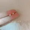 Pendientes de Zirconia Xinmia 2026 Nuevos Pendientes Mini Pequeños de Moda para Mujer Simples Versátiles Pendientes de Pareja Estudiante