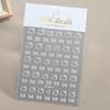 Adesivos de unhas de amor para o Dia dos Namorados, adesivos autoadesivos vermelhos de amor para decoração de unhas, atacado