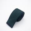 Gravata Masculina de Poliéster Listrada de Malha Gravata de Casamento Corporativa Profissional de Malha Cabeça Reta