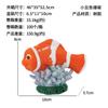 Aquário Tanque de Peixes Paisagismo Ornamentos Polvo Peixe Monstro Norueguês Decorações de Resina Ecológica Brinquedos Acessórios Pingentes Oceano