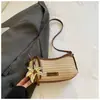 Bolso de Paja Tejida con Diseño de Nicho Súper Moderno para Mujer 2026 Nueva Moda Bolso Cruzado Versátil Bolso de Hombro Exquisito