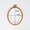 Venta al por mayor de fábrica Bordado Elástico Redondo Imitación Madera Bordado de Punto de Cruz Bordado Estéreo Círculo Costura DIY Venta Directa de Fábrica