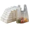 Sacolas plásticas transparentes brancas, sacolas tipo sacola, espessadas, tamanhos grande, pequeno, médio, sacolas de embalagem personalizadas para alimentos, vendidas por quilo